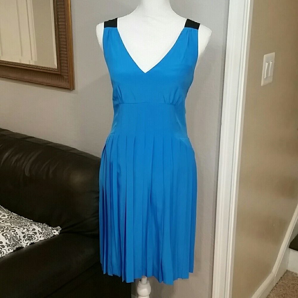 Marc Jacobs blue silk dress size 8